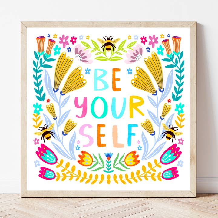 Sei du selbst Kunstdruck für den Großhandel von The Sunshine Bindery