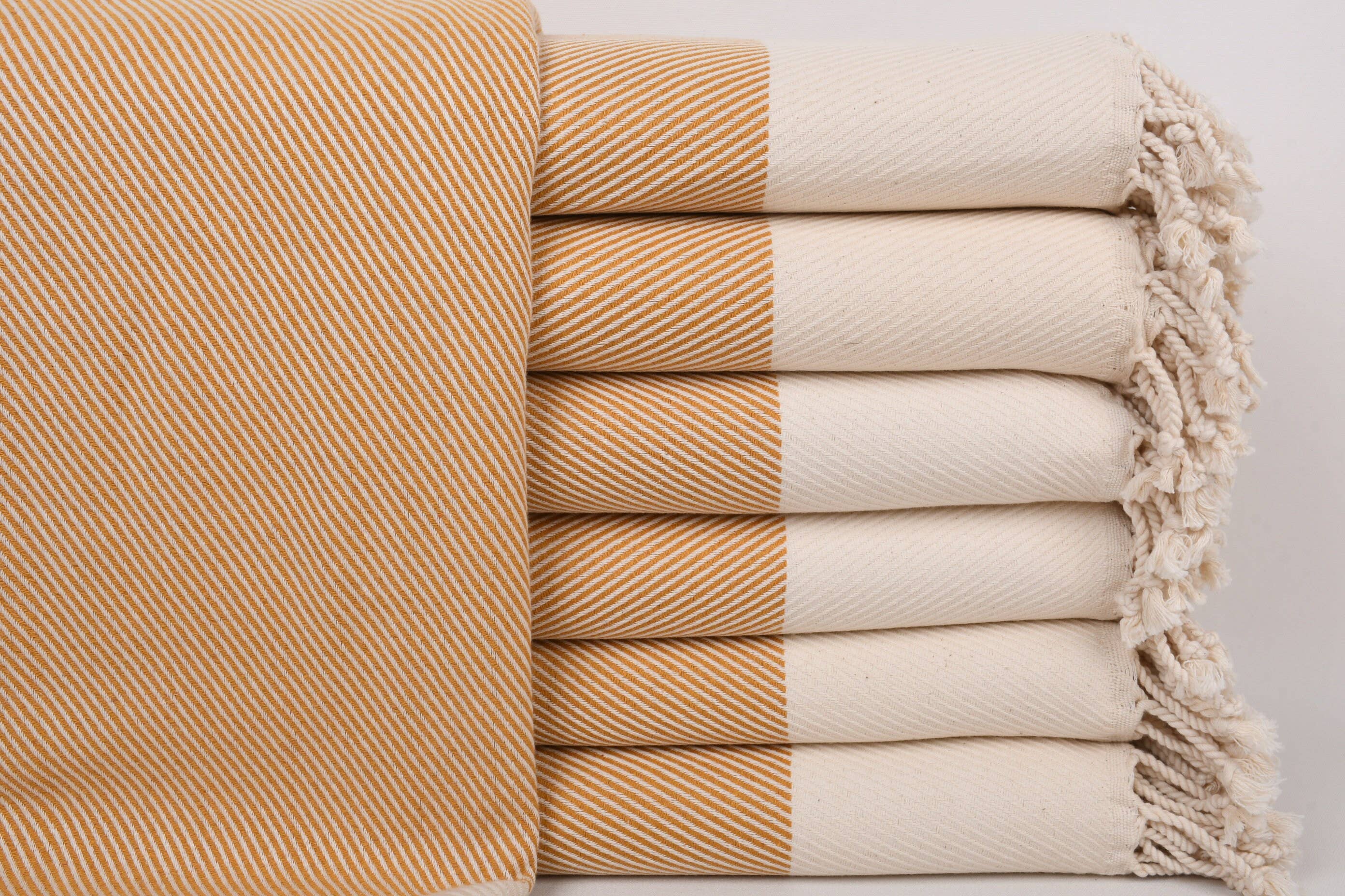 Organic Turkish Towels - Wholesale Beach Towel - Personalized Towel, Custom Embroidered Beach Towel