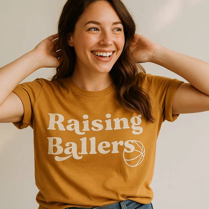 Raising Ballers T-Shirt, Basketball, Sports, Gift for wholesale by Soleinspire