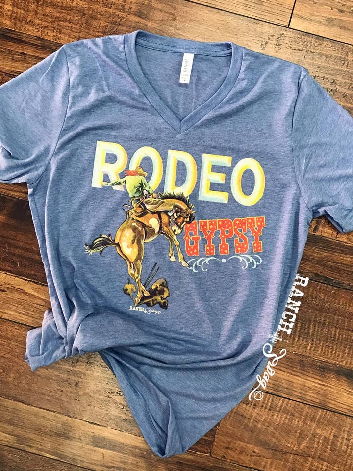 Rodeo Gypsy Graphic T-Shirt for wholesale by Ranch Swag
