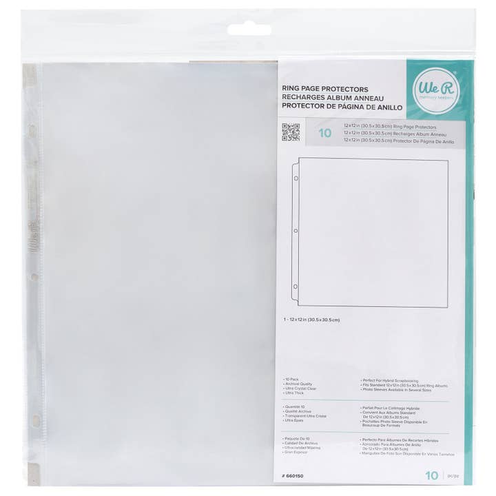 We R Makers 12x12 Non-Glare Page Protectors - 10 Pack and other Purchase Wholesale 12x12 page protectors. Free Returns & Net 60 Terms on Faire trending on Faire.