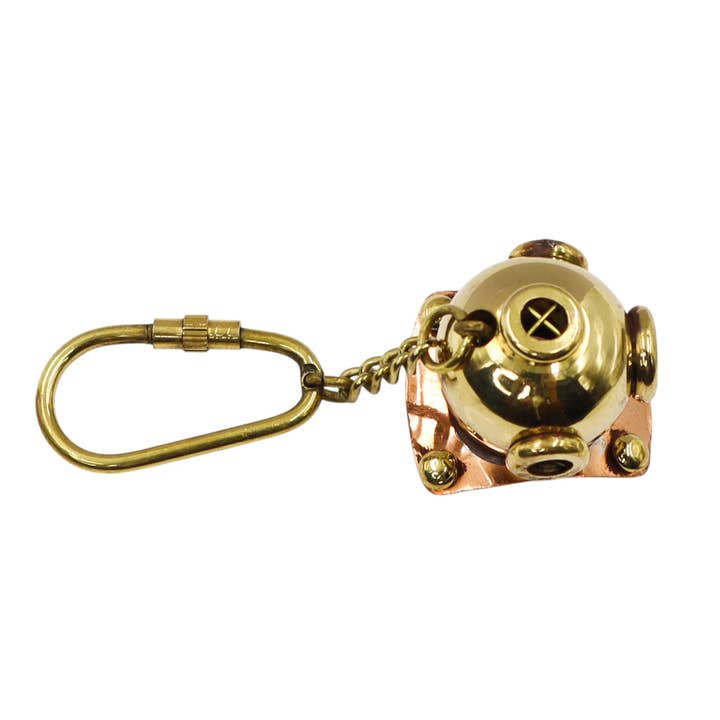 Dollond & Co. – wholesale Keychain – Unisex – Brass Diving Helmet Keyring7