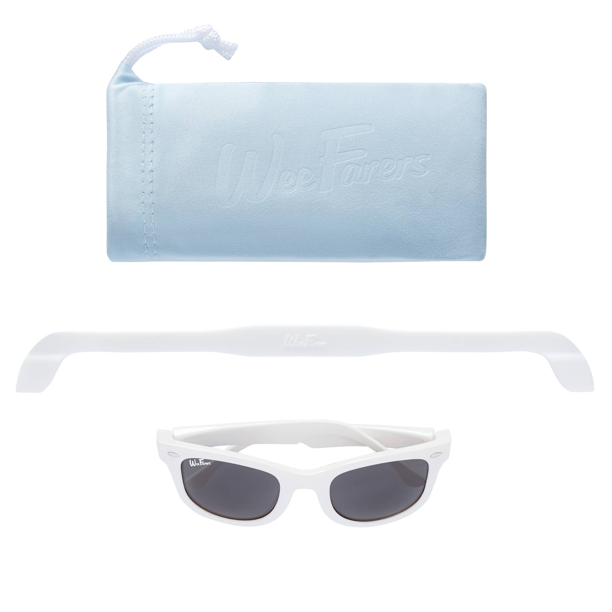 WeeFarers - Wholesale Sunglasses - Kids - Polarized WeeFarers - White2