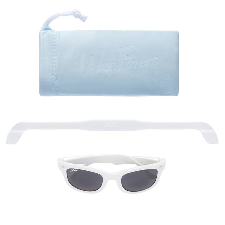 WeeFarers - Wholesale Sunglasses - Kids - Polarized WeeFarers - White2