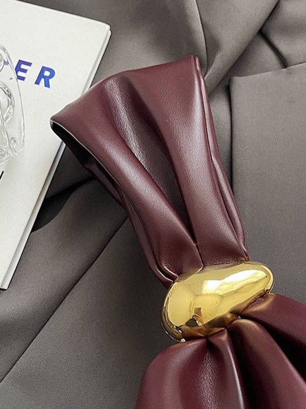 BORDEAUX Vouwdelen schoudertas met ritssluiting en gespleten inzetstukken voor groothandel op Faire3