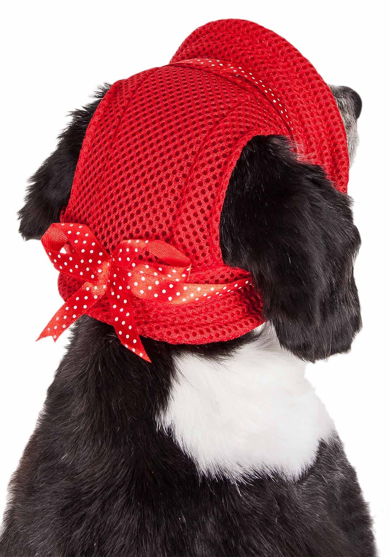 Pet Life - Wholesale Hoed voor honden - Hond - Pet Life ® Sea Spot Sun UV-werende verstelbare hondenhoed met rand5