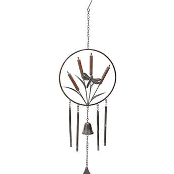 Napco - Wholesale Wind Chime - Dragonfly and Cattail Wind Chime Item # 14944