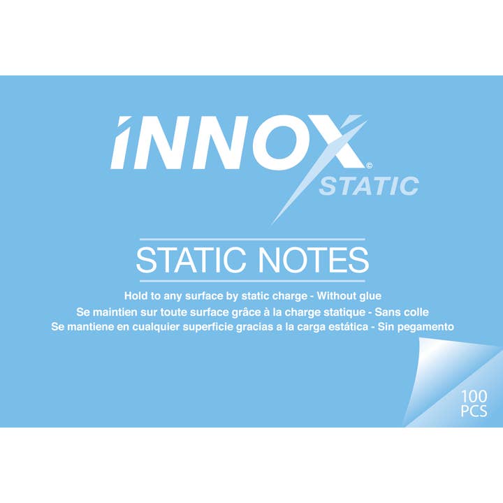 Notes-3-Sizes-6 colours-100-sheets/pack for wholesale by innoXstatic NOTES and WHITEBOARDS