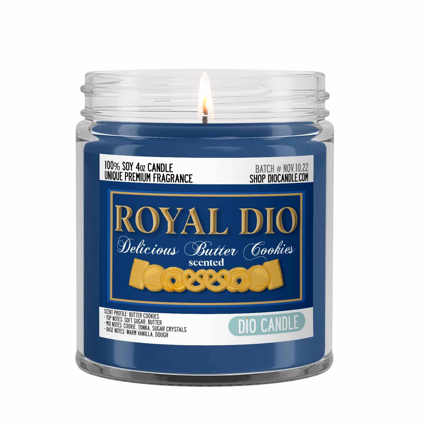 Dio Candle Company - Wholesale Jar/Filled Candle - Danish Tin Cookies Candle2