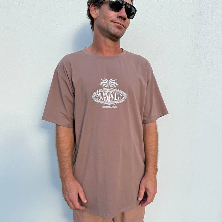 Always salty standard/oversized tee for wholesale by Barefoot & Salty