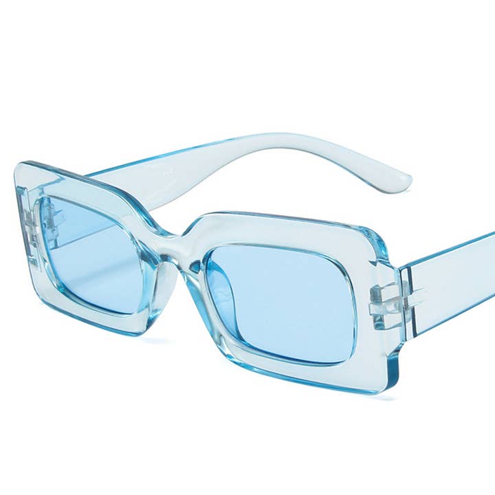 ACCITY - Wholesale Sunglasses - Women's - Trendy Small Square Jelly Sunglasses, Retro Style_CWASG007424