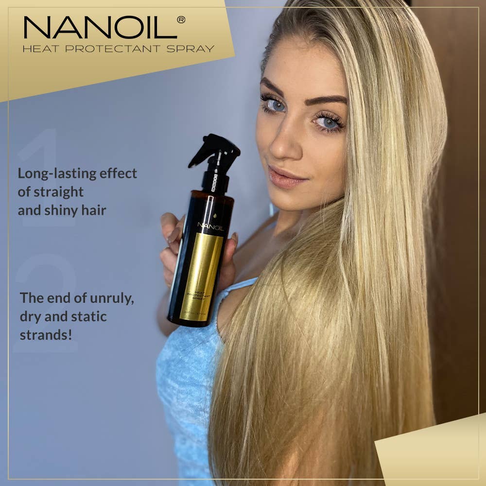 Everett Cosmetics - Wholesale Haarspray - Nanoil Heat Protectant Spray – spray voor hittebescherming3