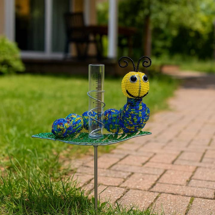 Beadworx By Extol Accessories Ltd. – wholesale Outdoor ornament/decor – Rain Gauge Caterpillar Set of 23
