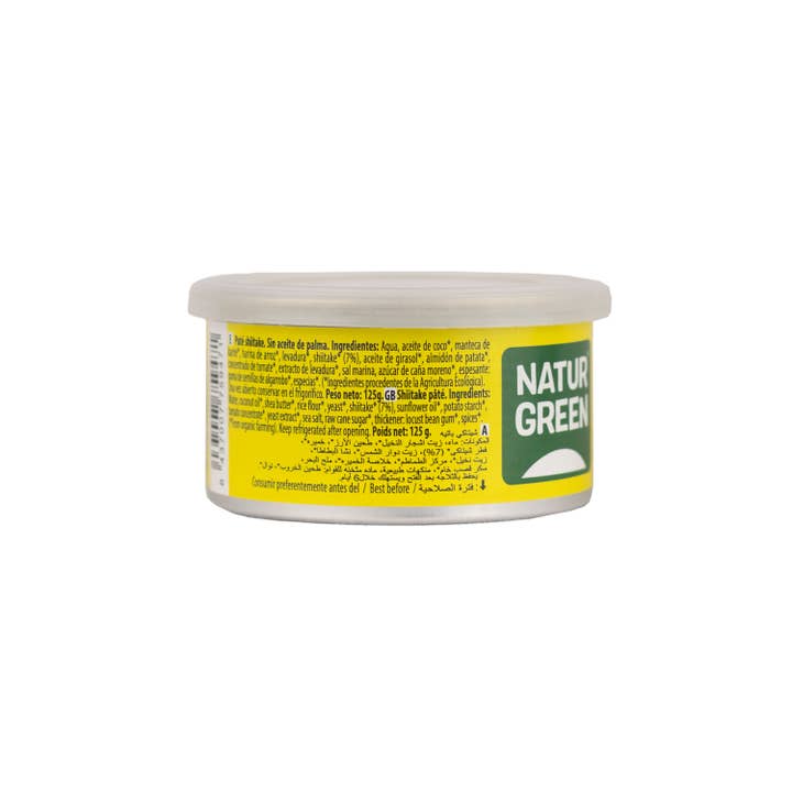 Laboratorios Almond S.L - Venta al por mayor Comida preparada de larga conservación - NaturGreen Paté Shiitake Bio 125 g