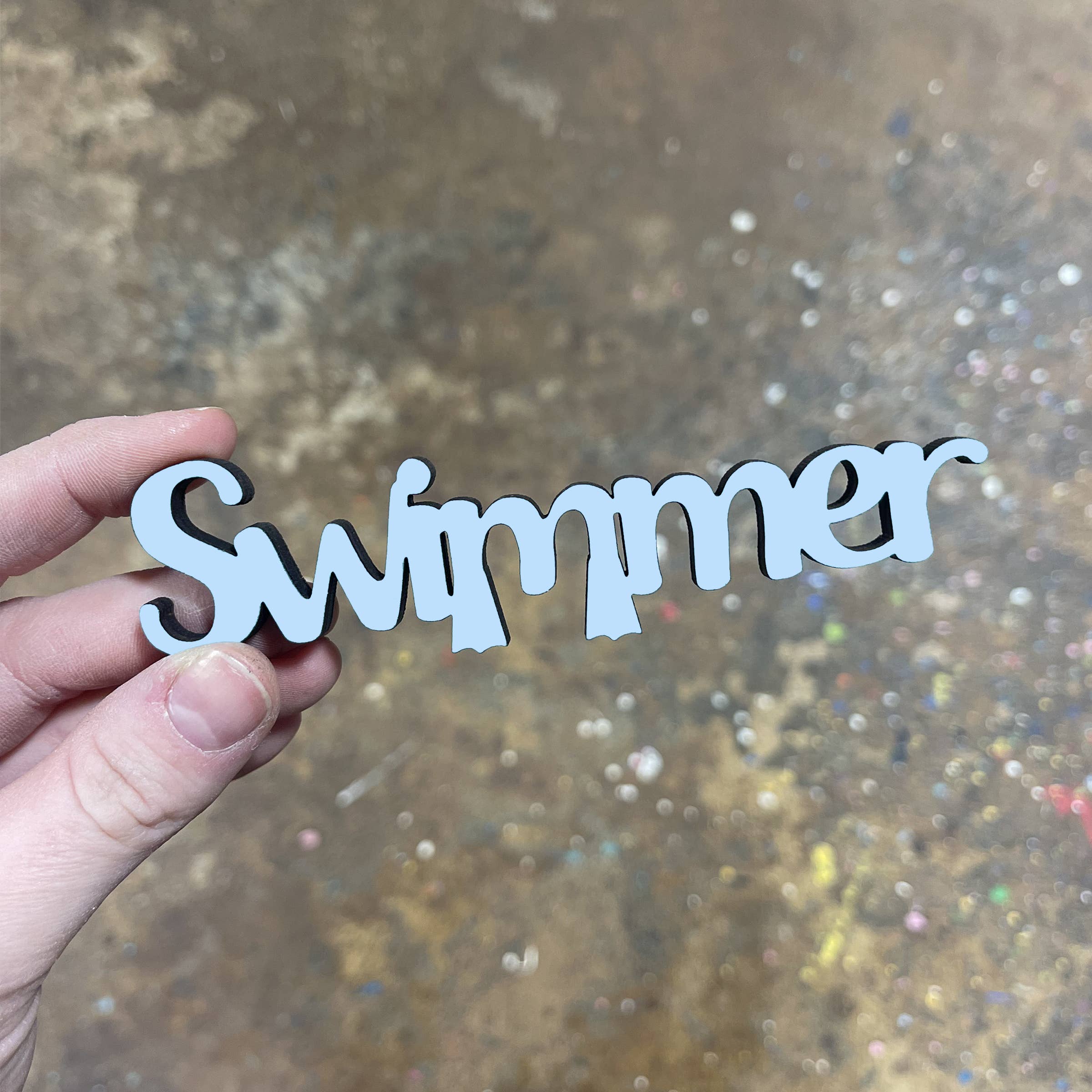 Spunky Fluff - Wholesale Magnet - Custom Tiny Word Magnets, Personalizable Wood Magnets27