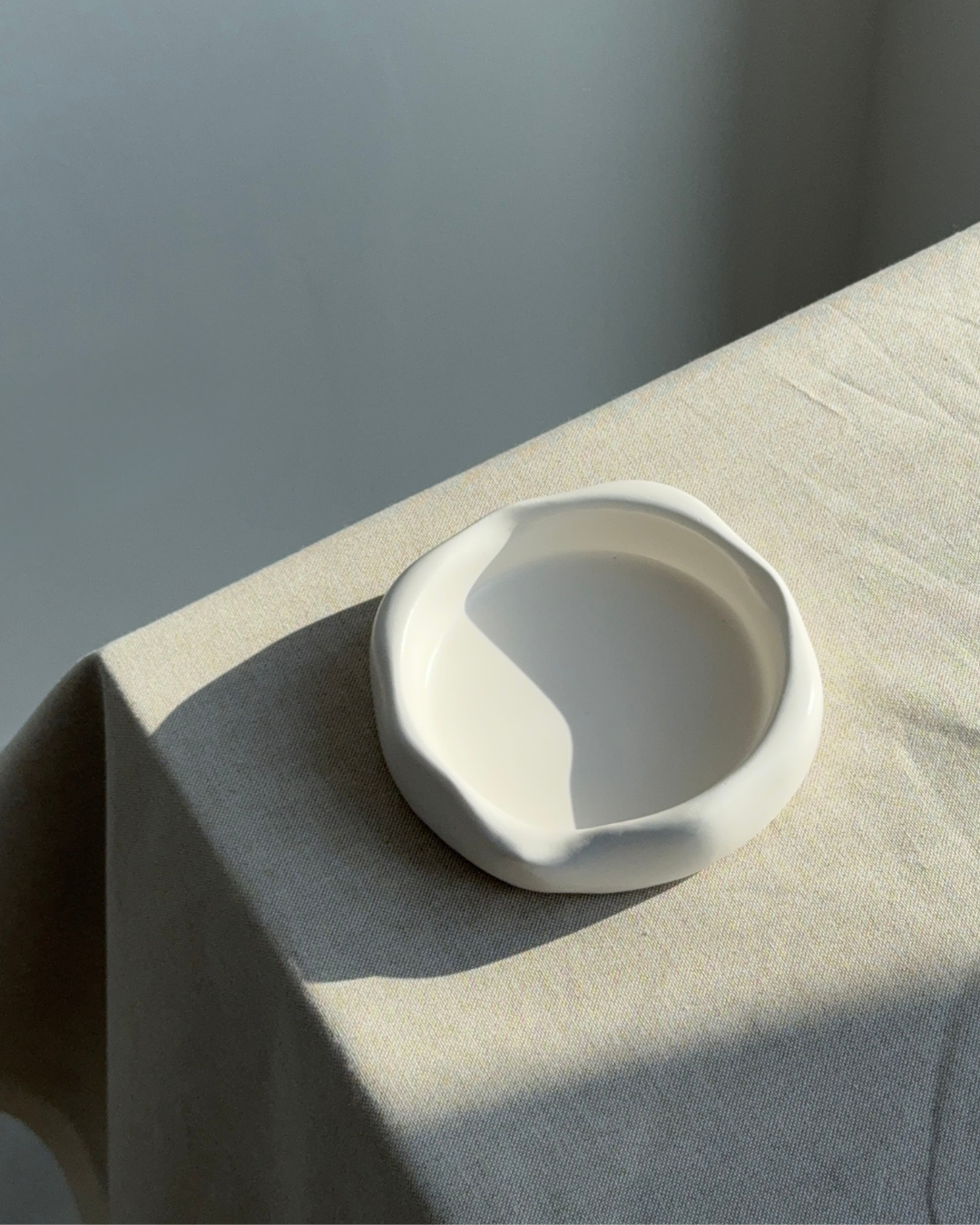 GINALADÉCO - Wholesale Decorative Plate/Dish/Bowl - The Cece Dish | Vanilla Glaze1