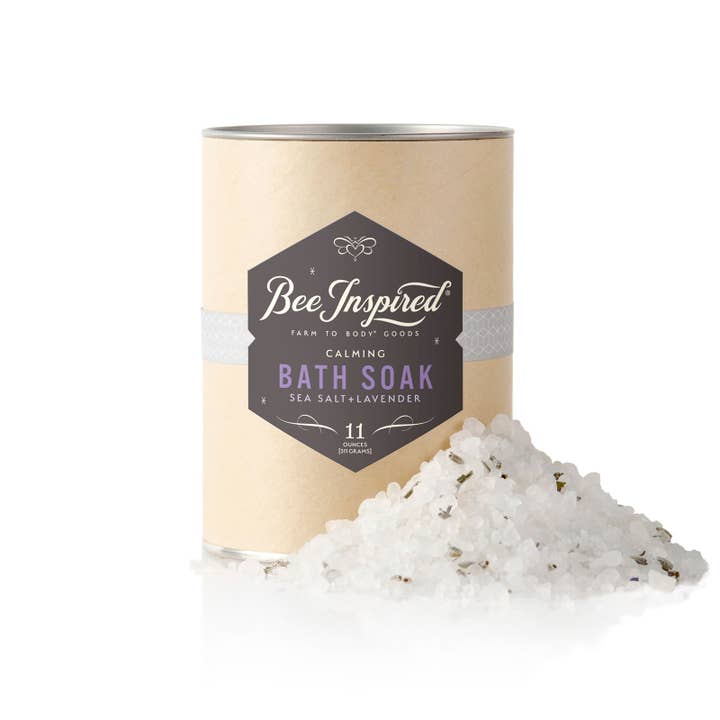 Bee Inspired - Wholesale Bath Soak/Milk - Mineral Rich Bath Soak | 11oz Hand-Blended Bath Salts