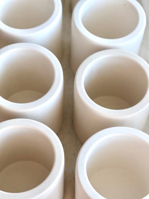 Minimale kaarsenvatjes/-potten voor wholesale door Fire Nest Candles