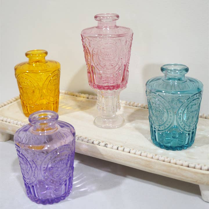 Sweet Home Deco - Wholesale Vase - Bud Vases for Centerpiece, Rustic Decorative Vases, Colorful2