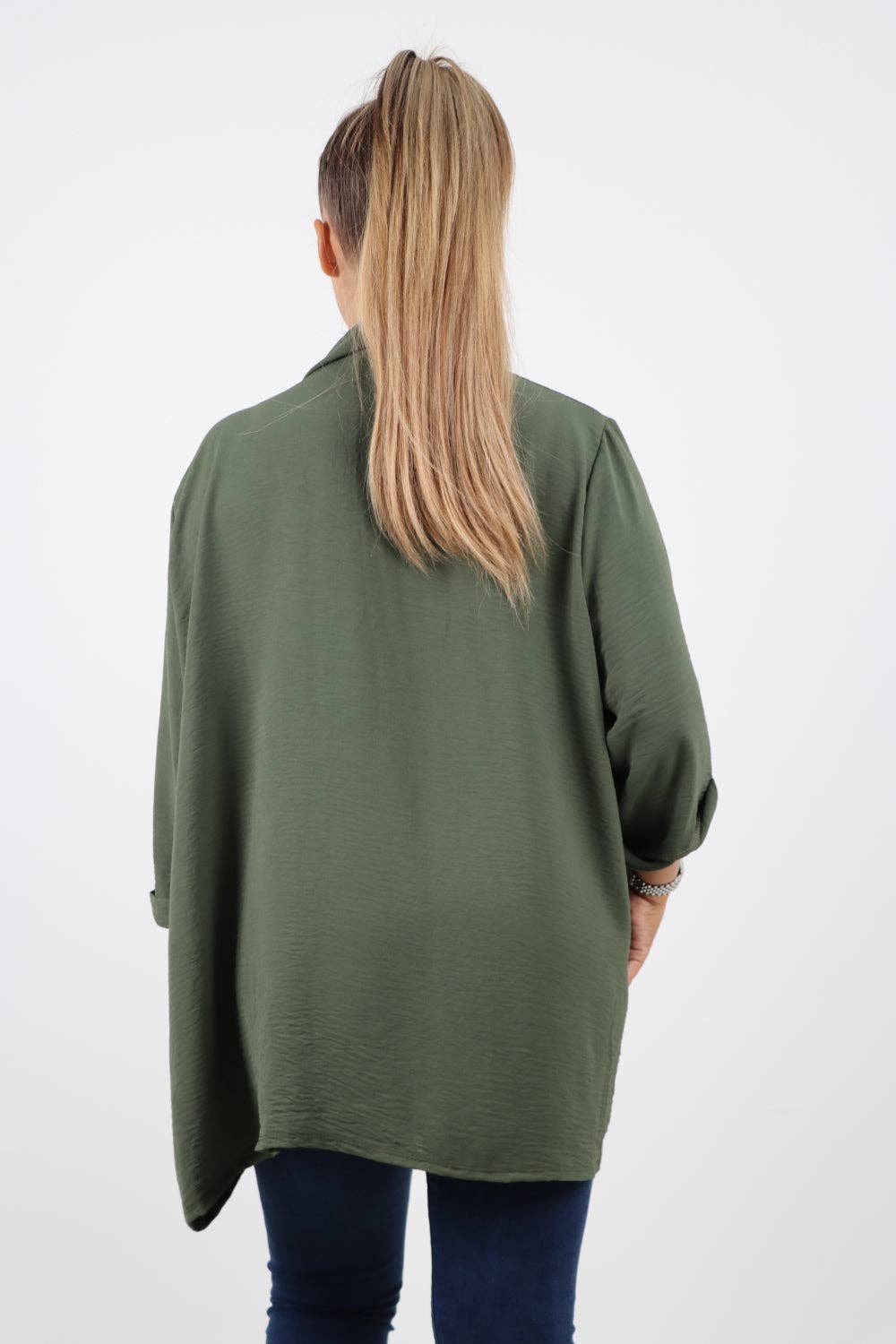 Miss Bold - Venta al por mayor Chaqueta - Mujer - Chaqueta ligera italiana con manga 3/4 y frente abierto23