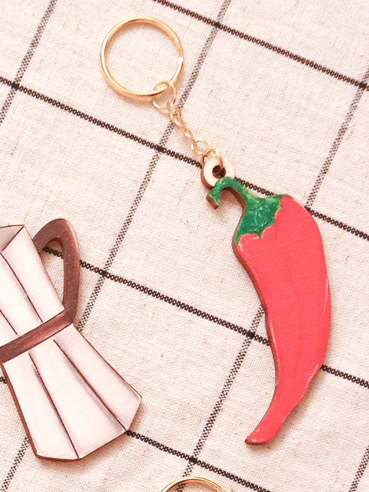 Chilli Keyring for wholesale by Neesh Home