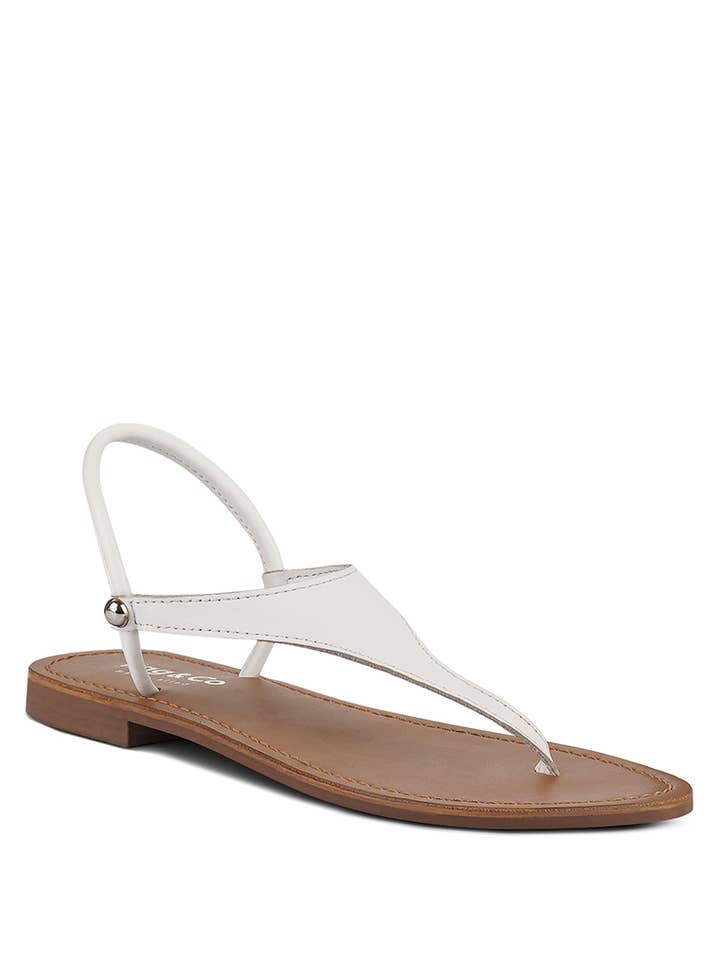 Rag Company - Wholesale Sandals – Women's - MADELINE Flat Thong Sandals4