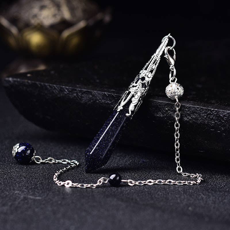 Gemcohub – Großhandel Spiritueller Stein/Kristall – Buntes Pendel aus natürlichem Kristallstein in Hexagon-Form26