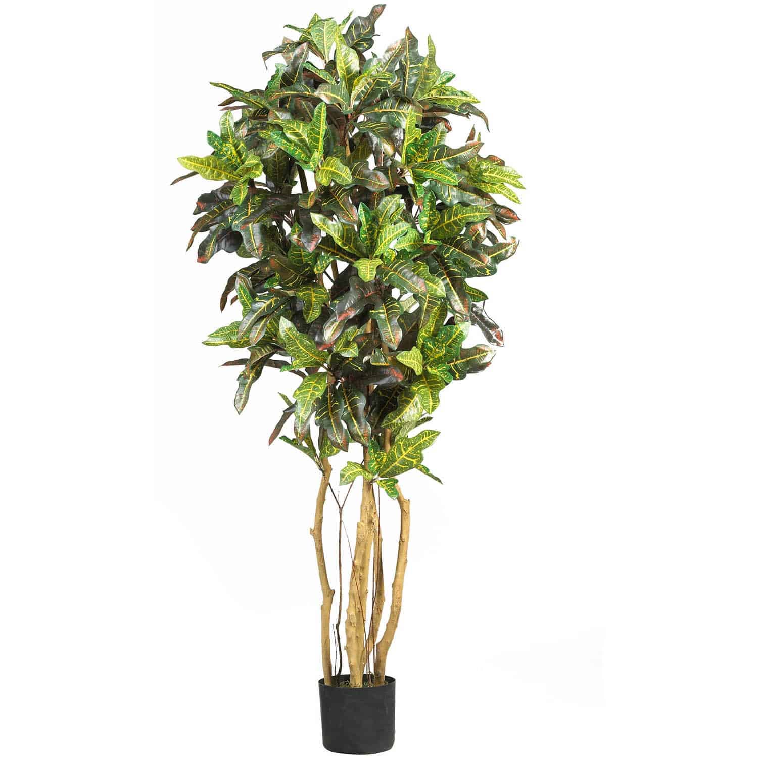Silk Flower Depot - Wholesale Artificial Plant - 5' Croton Silk Tree0