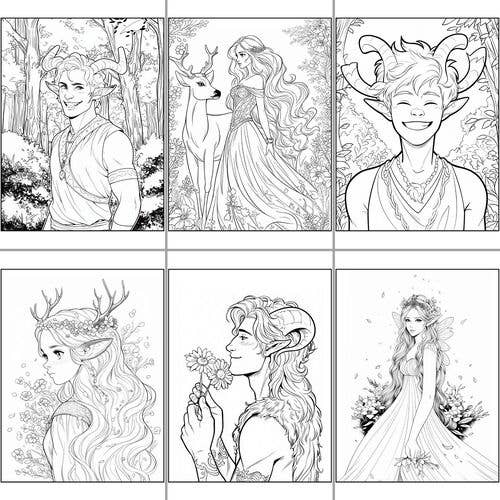 ColorFall Editions – Großhandel Mal- & Aktivitätsbuch – Erwachsene – Malbuch für Erwachsene: Walddämonen5