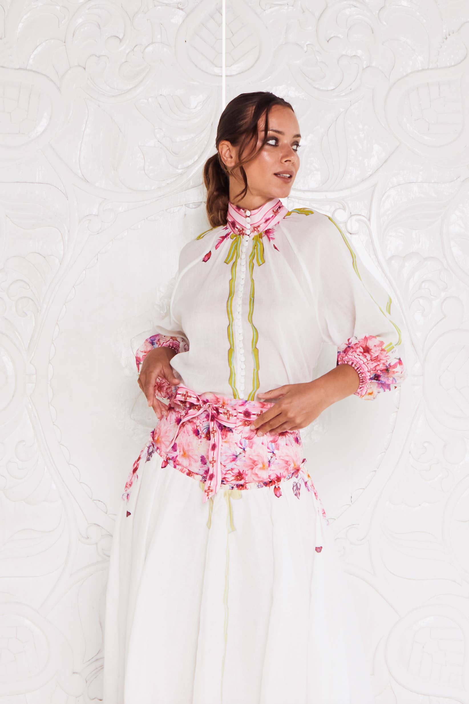 MACKENZIEMODE - Wholesale Blouse – Women’s - THE MILAN BLOUSE ~ RIBBONS