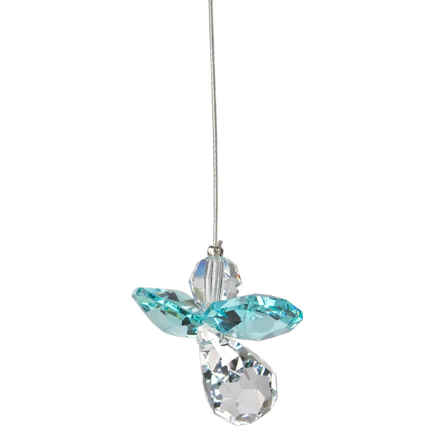 Woodstock Chimes - Wholesale Suncatcher - Crystal Guardian Angel™ - Blue Zircon2