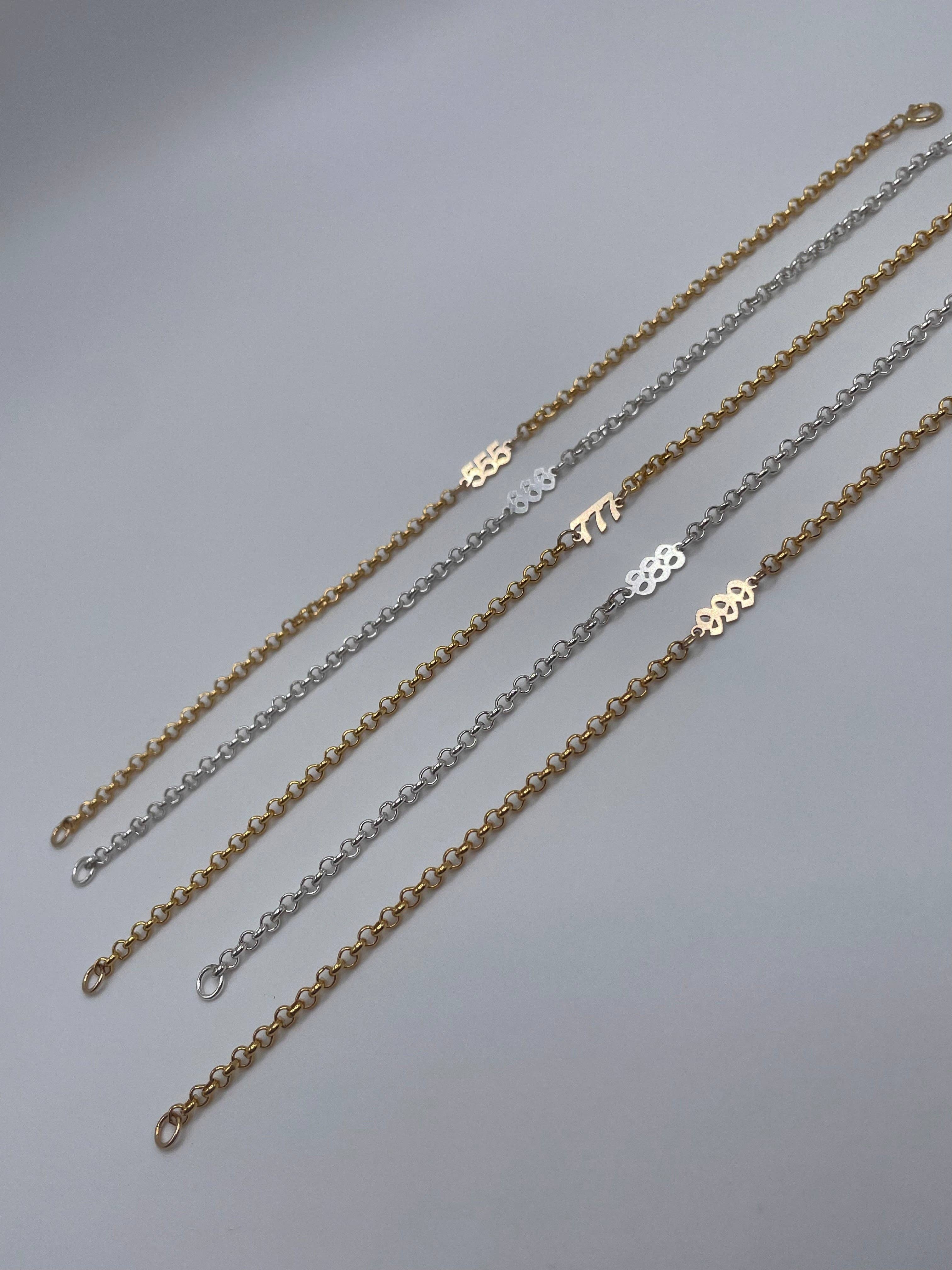 Gioielli By Gabriella - Wholesale Charm/Dangle Bracelet - Angel Number Bracelet2