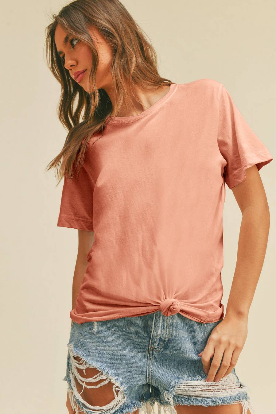 Honestee - Venta al por mayor Camiseta estampada - Mujer - Camiseta Clásica de Manga Corta en Blanco20