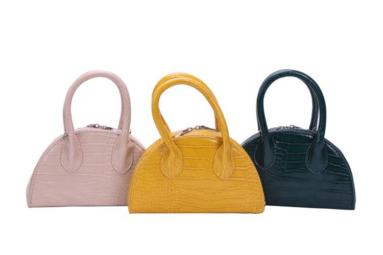 Nima Accessories Inc - Wholesale Top Handle Bag - Women's - Ladies Faux Leather Top Handle Fashion Clutch Bag0