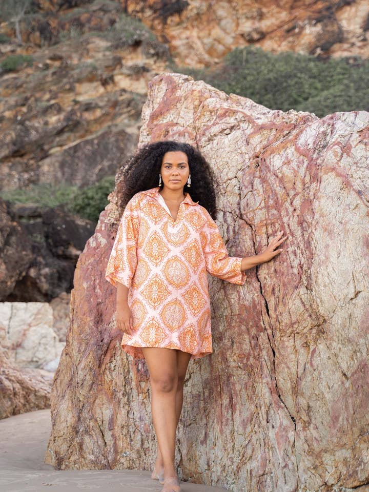 The Aura Kaftano - Pesca per la vendita all'ingrosso da parte di Luna + Sun the Label