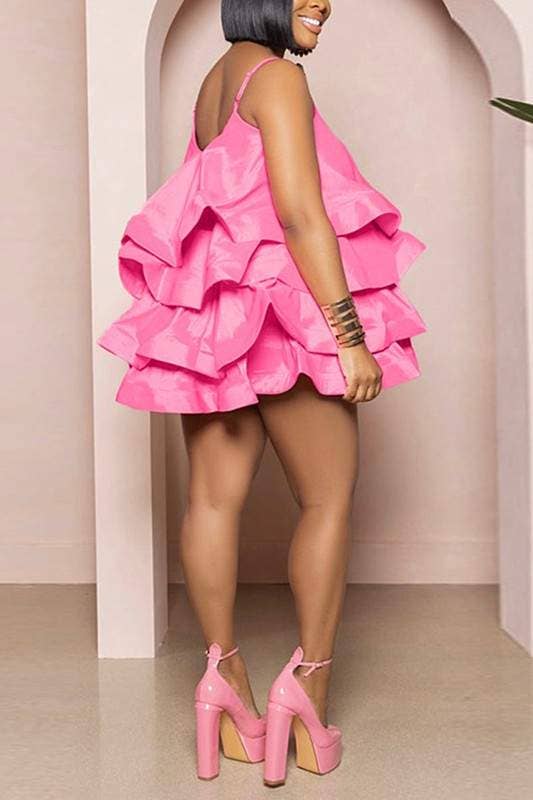 Flarix – Großhandel Kleid – Damen – mehrlagiges Cami-Minikleid14