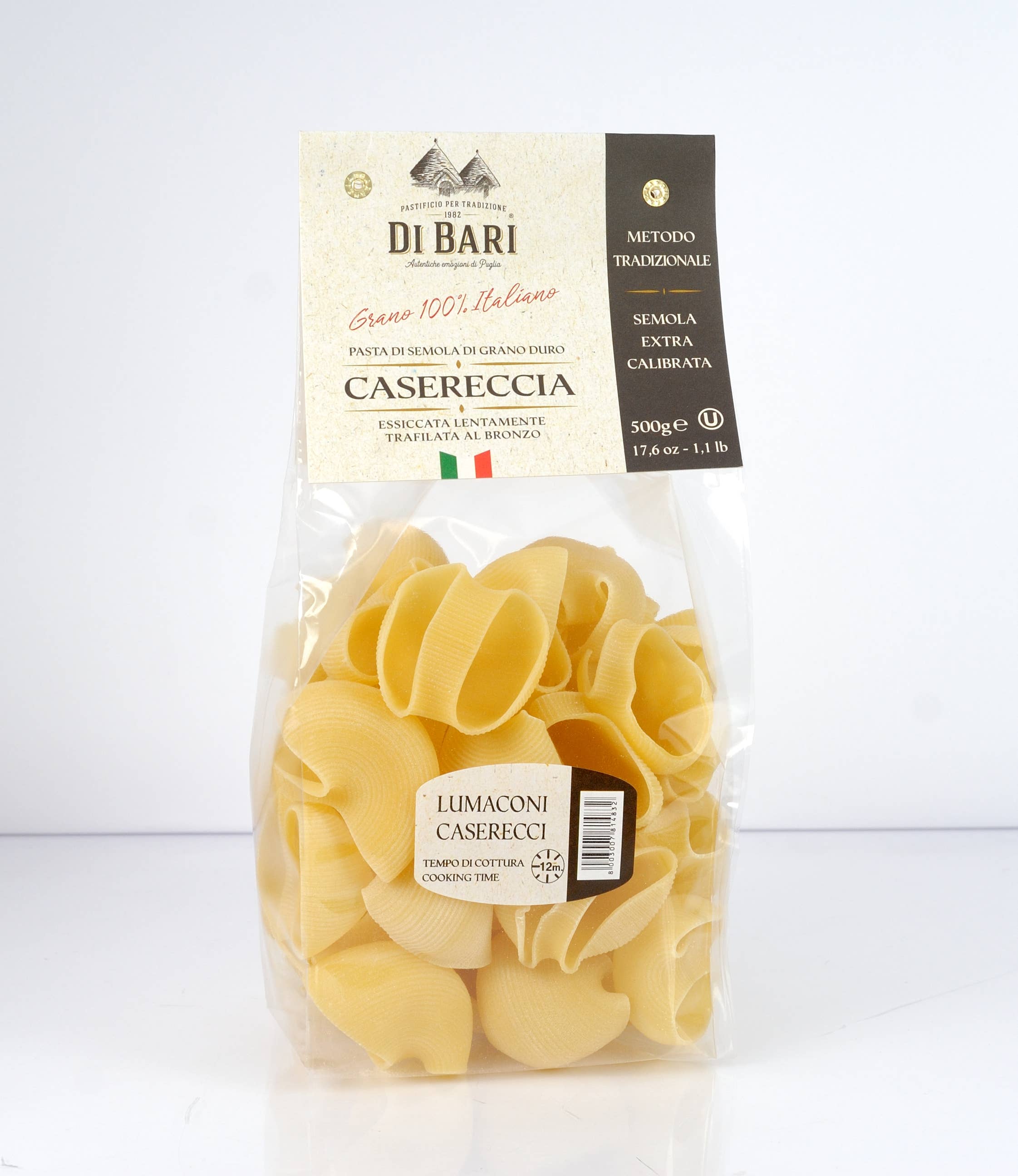 Gourmandise - Wholesale Pasta - Pasta Lumaconi Caserecci Di Bari 500 gr.1