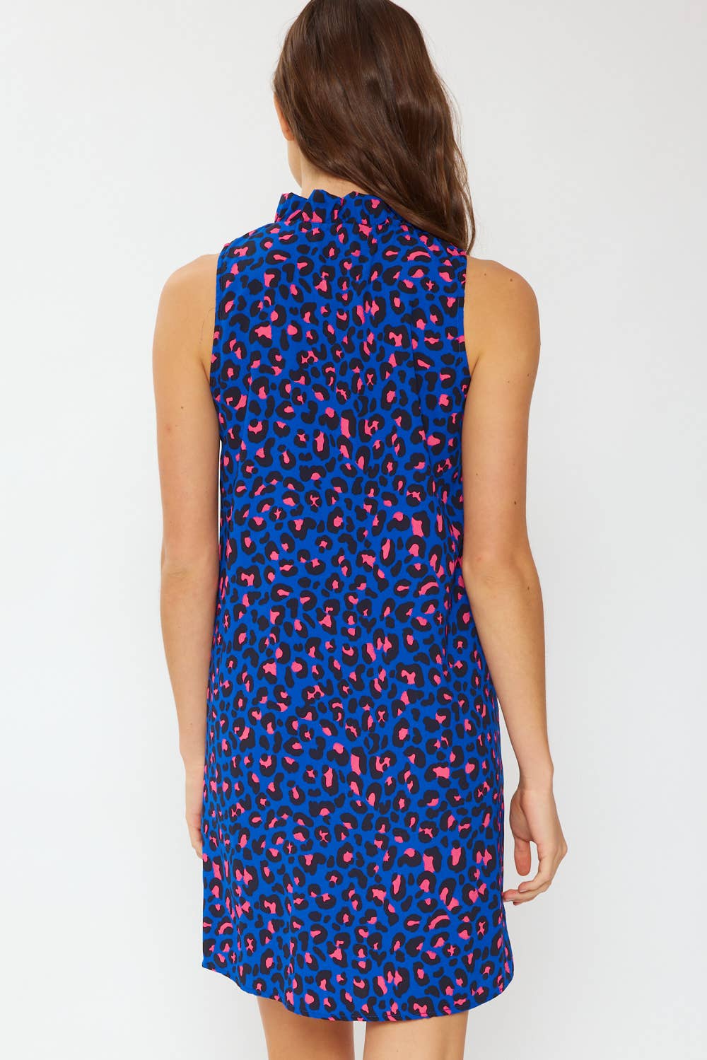 FSL Apparel – Vestido - Mulher por atacado – SD6433 - VESTIDO SEM MANGAS ESTAMPADO COM LEOPARDO3