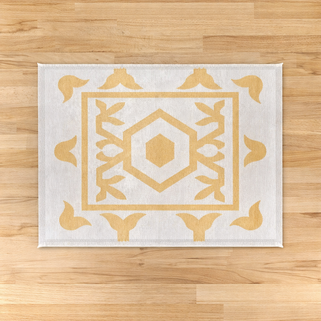 Fennco Styles - Wholesale Placemat - Abstract Geo Reversible Woven 14"x19" Placemat3