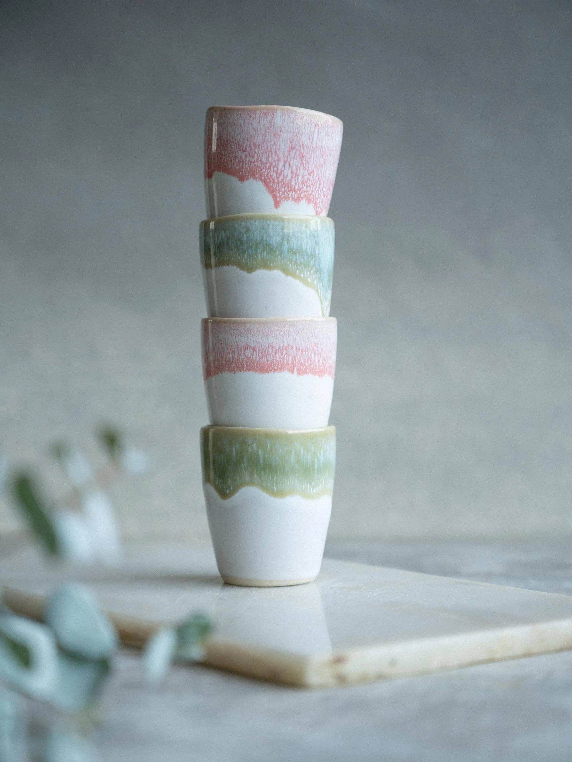 CerAmor Cerâmica - Vente Tasse à café - Tasse à café menthe2