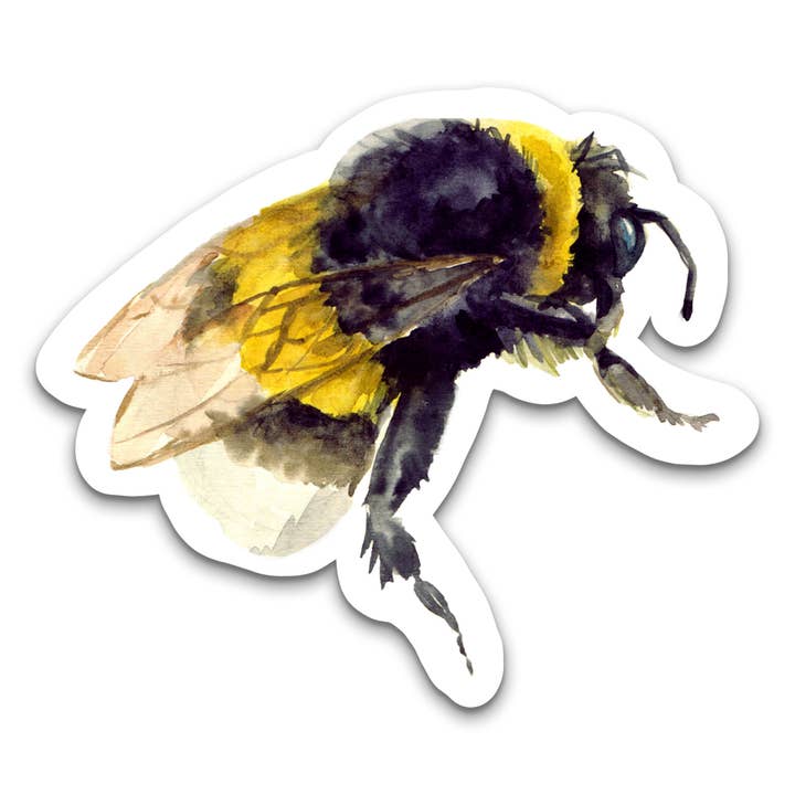 Bumble Bee Vinyl Sticker for wholesale by Sweet Humors