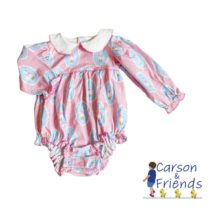 Carson et ses amis Imprimé Oie Farfelue Bubble pour la vente par Carson & Friends