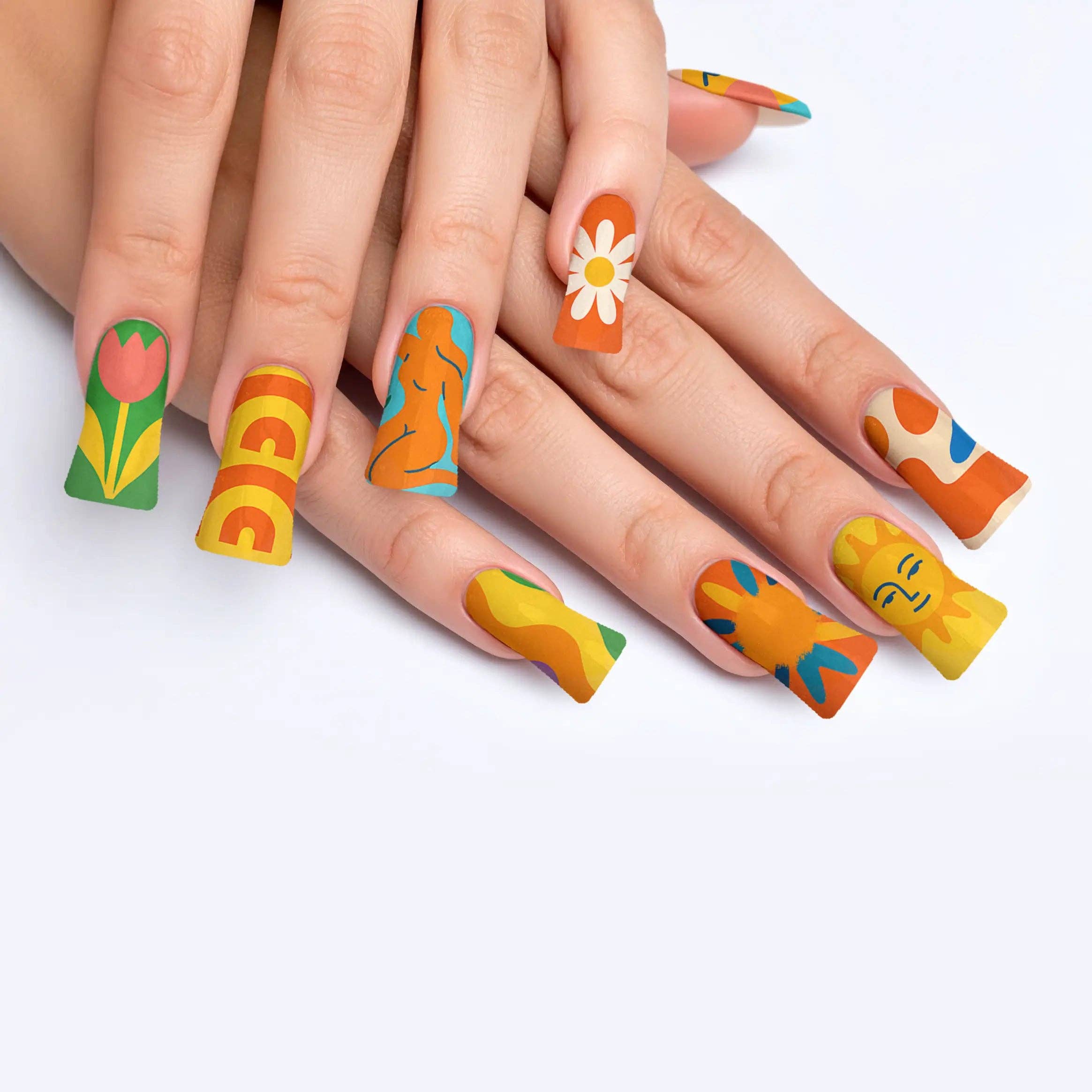 FYNE BODY - Wholesale Press-on/fake nails - Splat-tastic Canvas Creativity Press-On Nails27