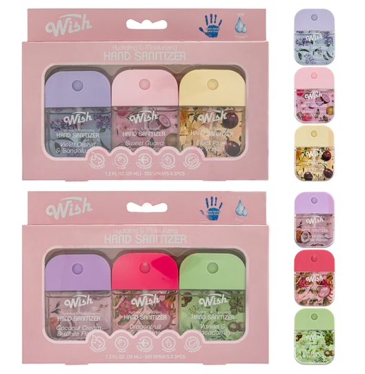 Primal Elements - Vendita all'ingrosso Igienizzante per le mani - Wish Disinfettante Mani Idratante e Nutriente – Confezione da 30