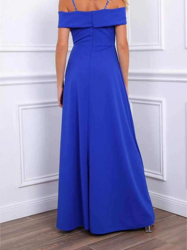 Alice'Desir - Wholesale Gown - Women's - 8892 A-line dress with boat neckline39