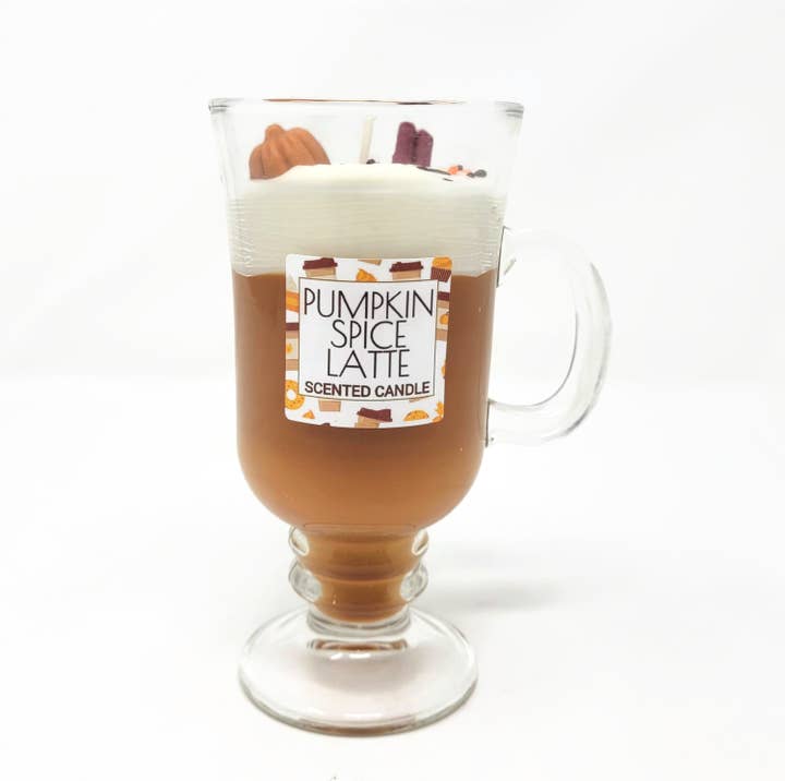 Candlelit Desserts - Vente Bougie en bocal - Bougie Latte Pumpkin0