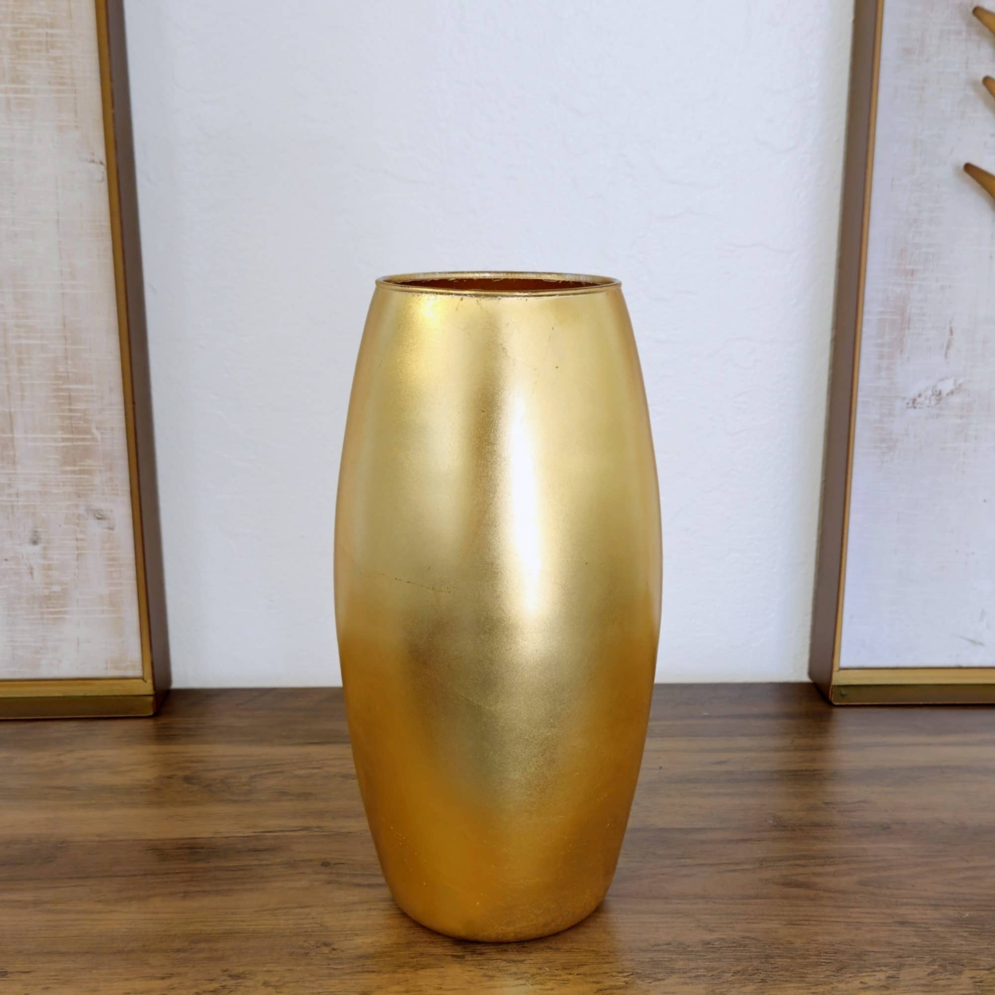 RED POMEGRANATE COLLECTION - Wholesale Vase - AMARYLLIS Solid Gold Gilded Flower Vase10