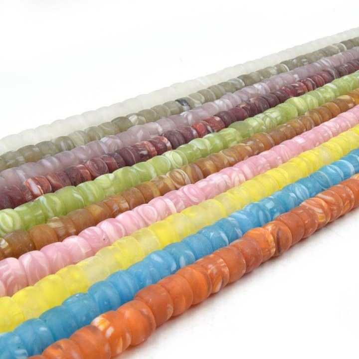 Only Beads - Wholesale Beads - Recycled Glass Heishi Beads - 2mm Hole Size