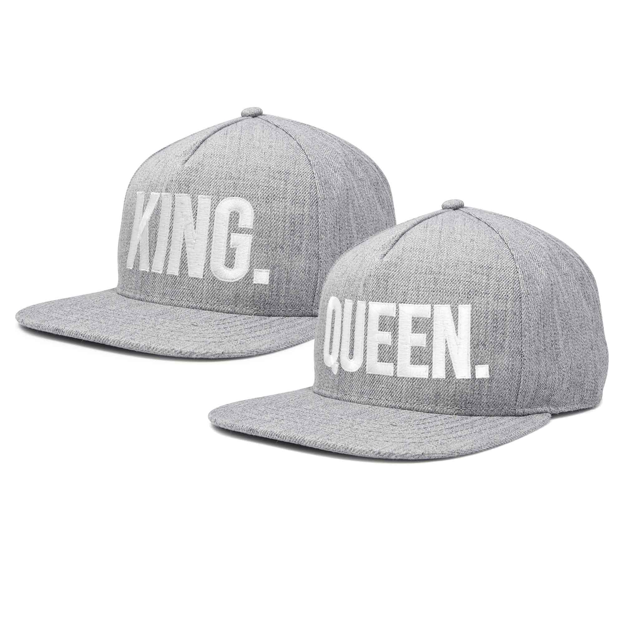 Dalix - Vente Casquette à visière plate – unisexe - Dalix King Queen Chapeau pour homme et femme20