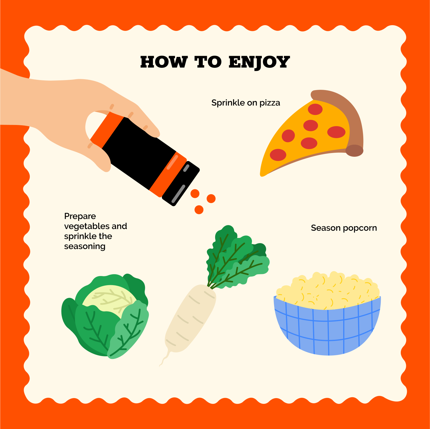 HOXY™ Korean Seasoning Powders – wholesale Torkad kryddblandning – HOXY™ Kimchi Kryddpulver (Koreansk)4